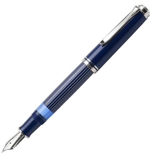 Pelikan ペリカン スーベレーン M405 万年筆（F細字） ペリカン万年筆「スーベレーンM405 ブラックストライプ 」／字